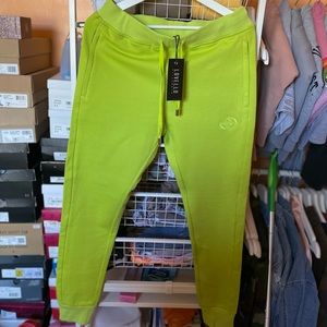 Neon Green Lovello Sweatpants